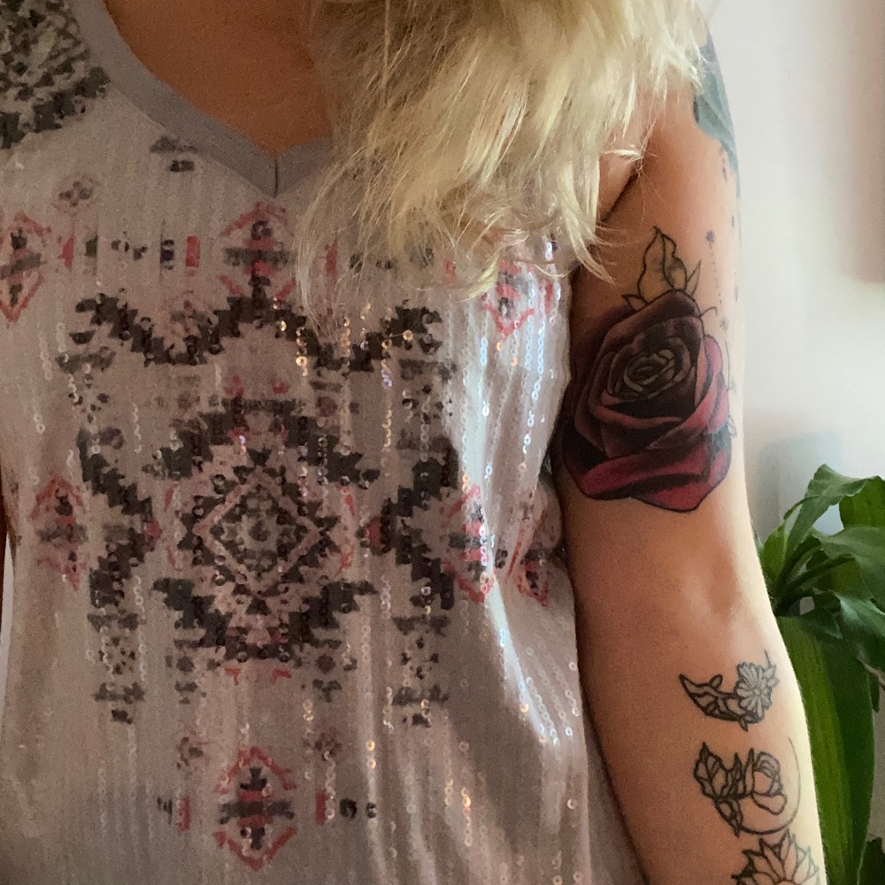 Sequin Blouse